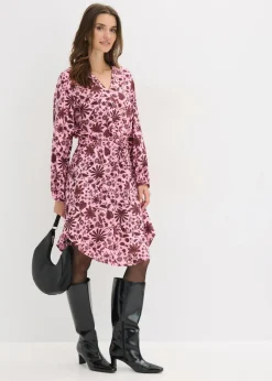 Hot Vestido midi de viscosa fluida Mujer Vestidos
