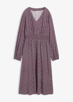 Best Vestido midi de viscosa fluida Mujer Vestidos