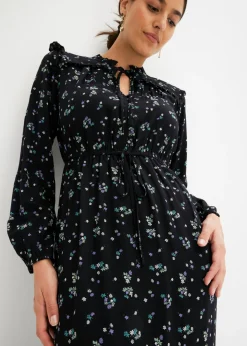 Hot Vestido midi de viscosa pura Mujer Vestidos