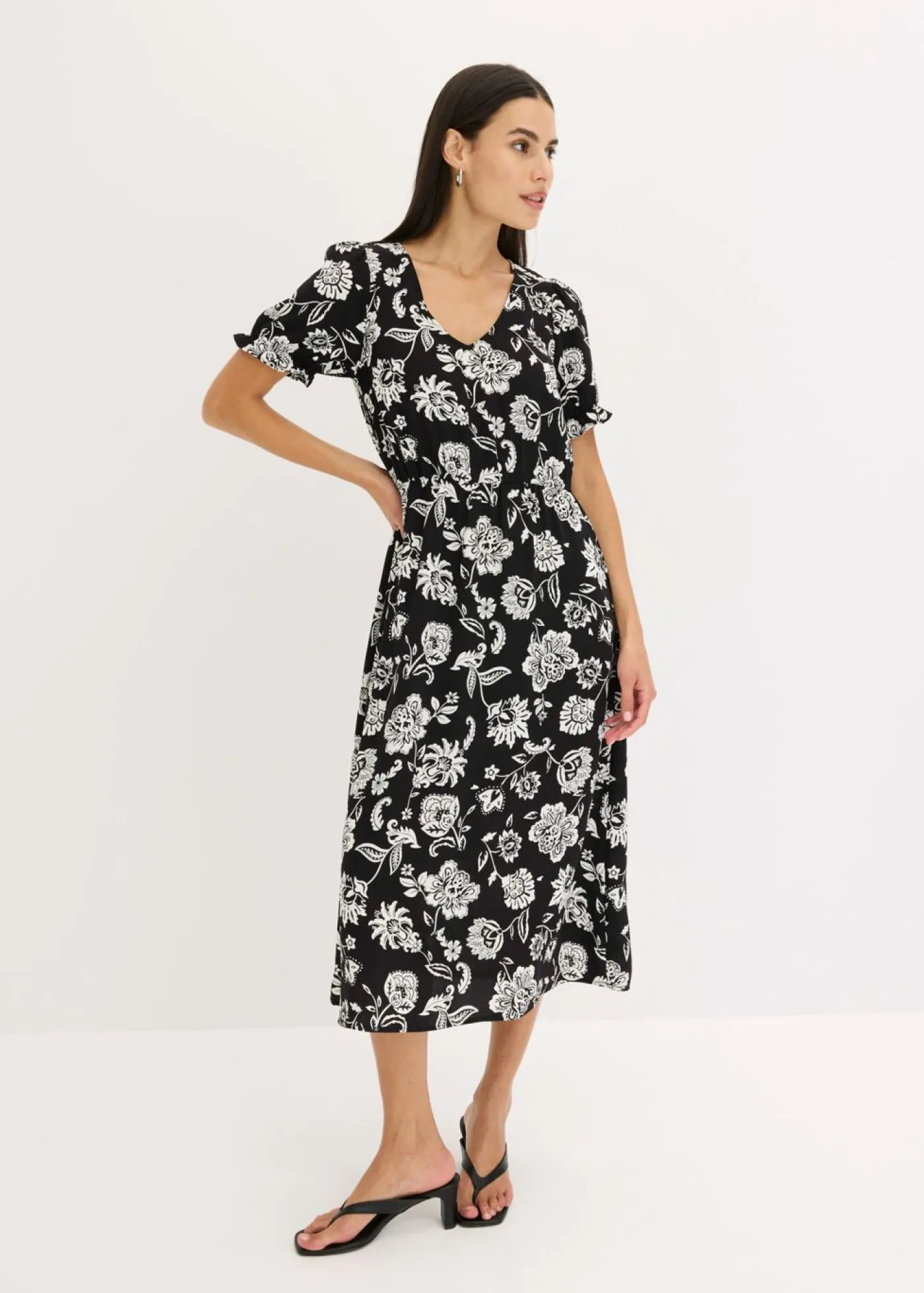 Hot Vestido midi estampado Mujer Vestidos