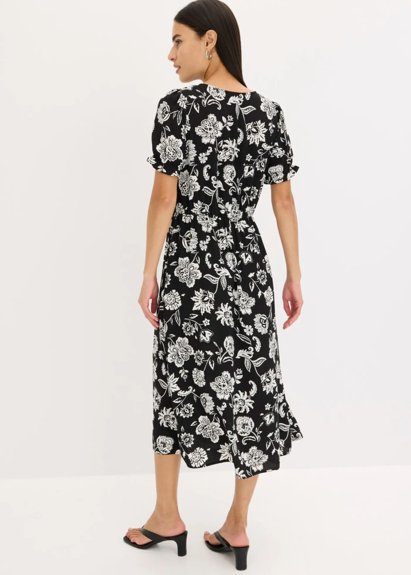 Hot Vestido midi estampado Mujer Vestidos