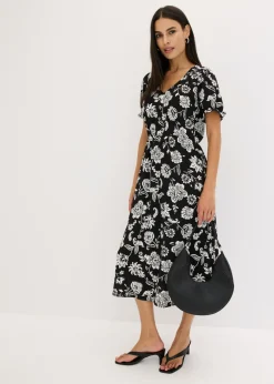 Hot Vestido midi estampado Mujer Vestidos