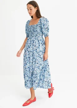 Best Vestido midi estampado Mujer Vestidos