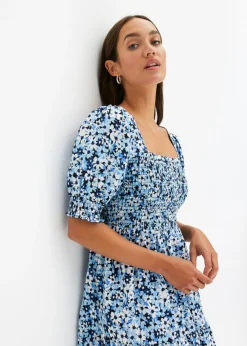Best Vestido midi estampado Mujer Vestidos