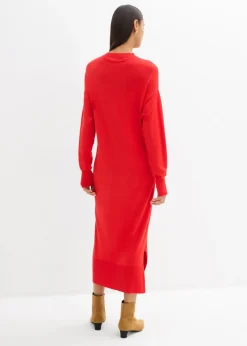 Best Vestido midi holgado de mezcla de viscosa Mujer Esenciales|Vestidos