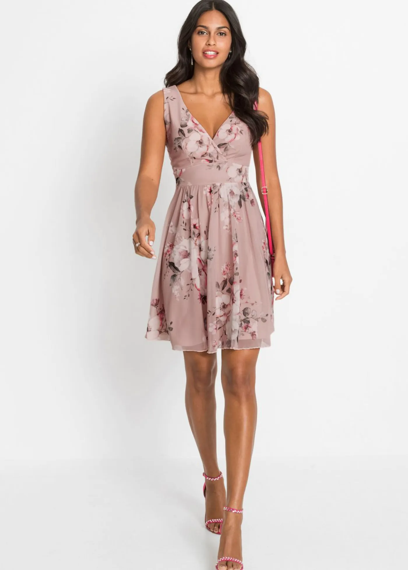 Best Vestido mini con escote pronunciado Mujer Vestidos