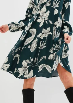 New Vestido oscilante de viscosa Mujer Vestidos