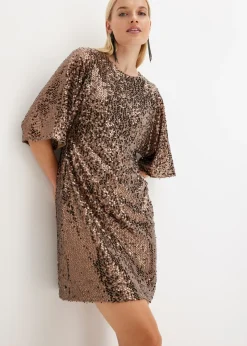 New Vestido oversize de lentejuelas Mujer Vestidos|Ropa Elegante