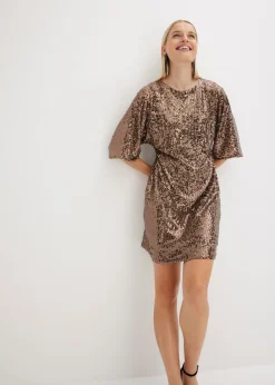 New Vestido oversize de lentejuelas Mujer Vestidos|Ropa Elegante
