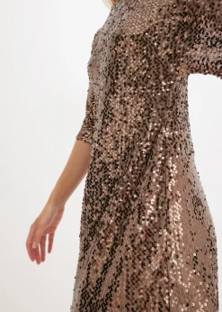 New Vestido oversize de lentejuelas Mujer Vestidos|Ropa Elegante