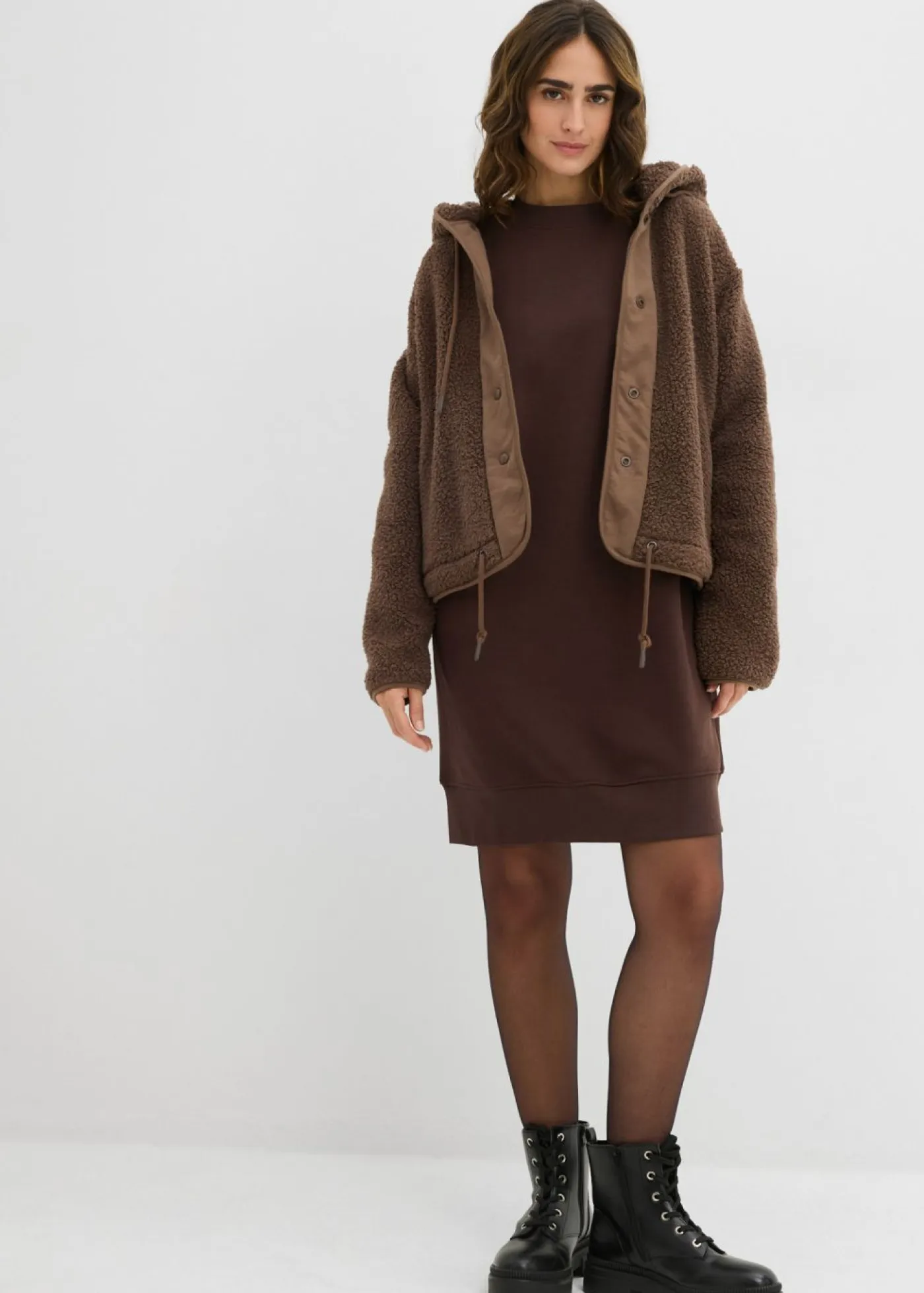 Outlet Vestido oversize tipo sudadera Mujer Básicos|Ropa Cómoda