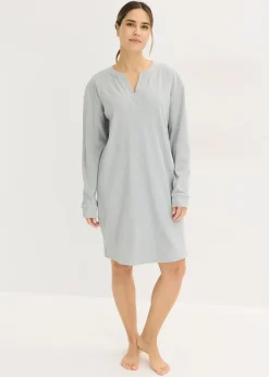 Best Vestido para casa de punto elástico suave Mujer Homewear|Ropa Para Dormir
