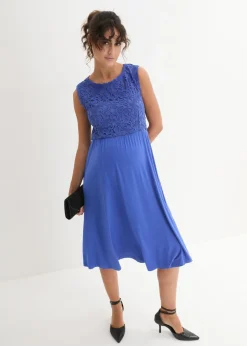 Sale Vestido premamá con encaje de punto Mujer Premamá