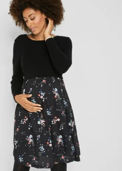 Hot Vestido premamá de punto y viscosa Mujer Premamá