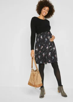 Hot Vestido premamá de punto y viscosa Mujer Premamá