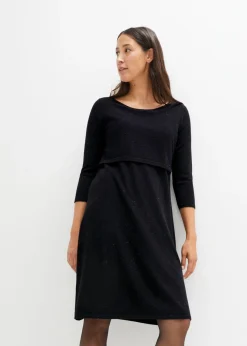 Discount Vestido premamá y de lactancia 2 en 1 con hilo brillante Mujer Premamá