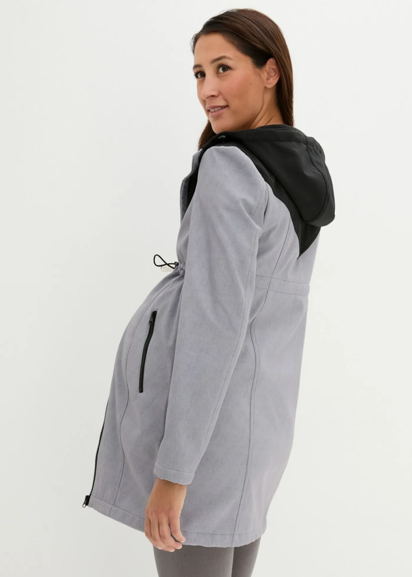 Best Vestido premamá y de porteo 3 en 1 de softshell Mujer Premamá