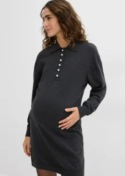 New Vestido premamá/de lactancia de punto fino de algodón orgánico Mujer Premamá