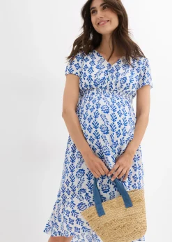Hot Vestido premamá/de lactancia 2 en 1 de viscosa fluida Mujer Premamá