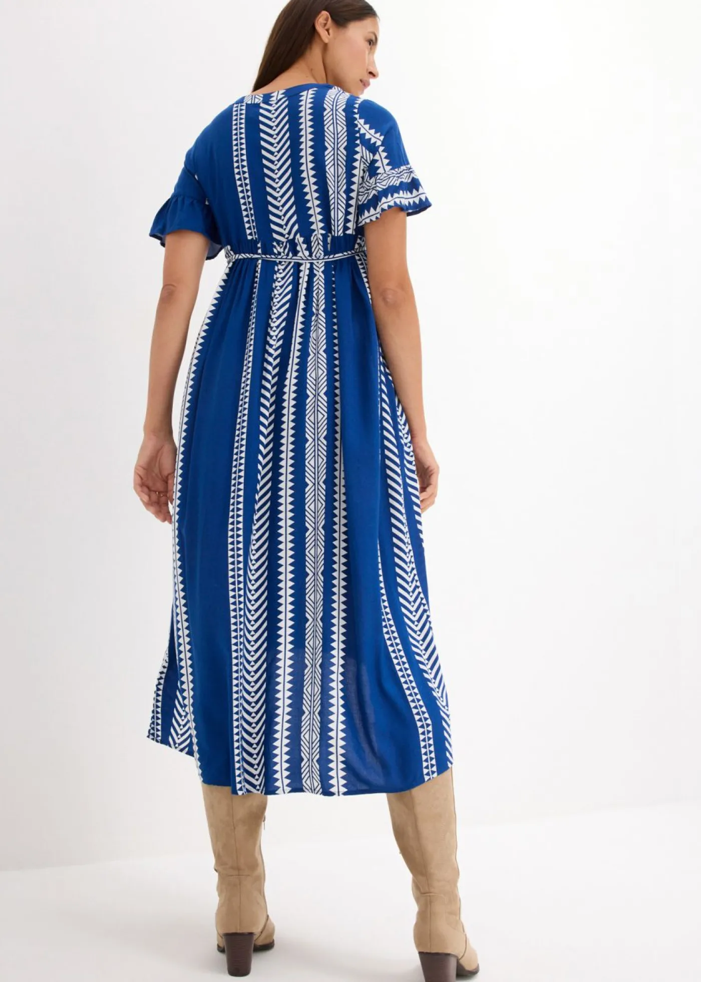 Vestido premamá/de lactancia 2 en 1 de viscosa fluida Mujer Premamá