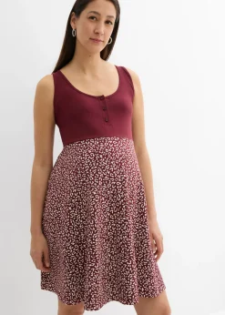 Discount Vestido premamá/de lactancia 2 en 1 de algodón orgánico Mujer Premamá