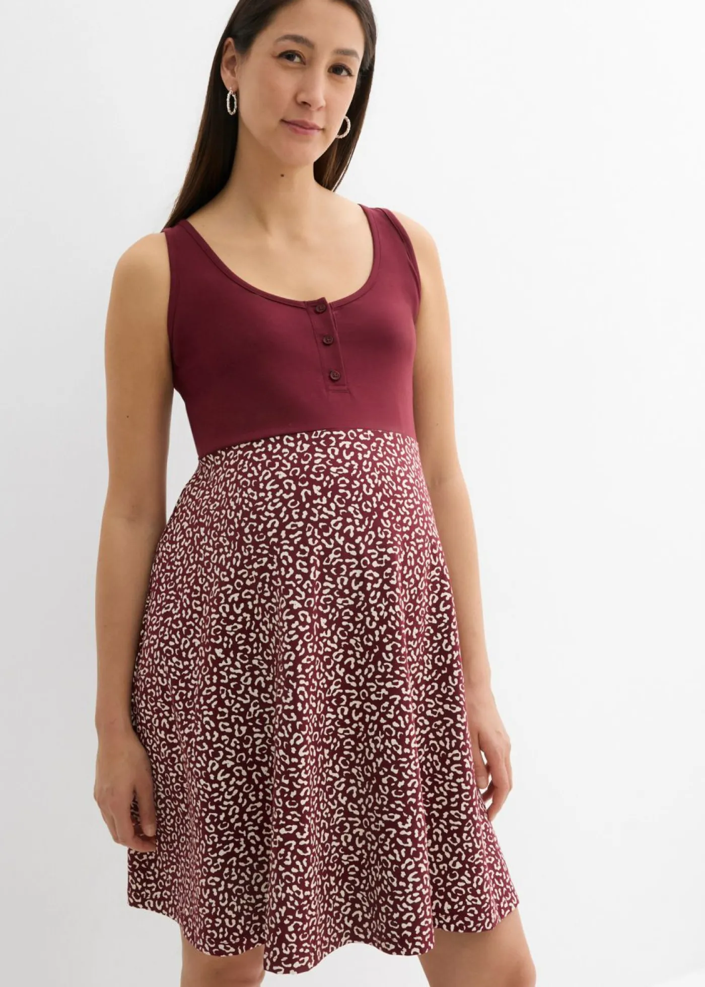 Discount Vestido premamá/de lactancia 2 en 1 de algodón orgánico Mujer Premamá
