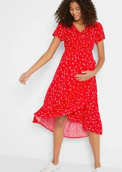 New Vestido premamá/de lactancia 2 en 1 de crepé de viscosa Mujer Premamá