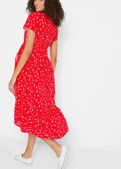 New Vestido premamá/de lactancia 2 en 1 de crepé de viscosa Mujer Premamá