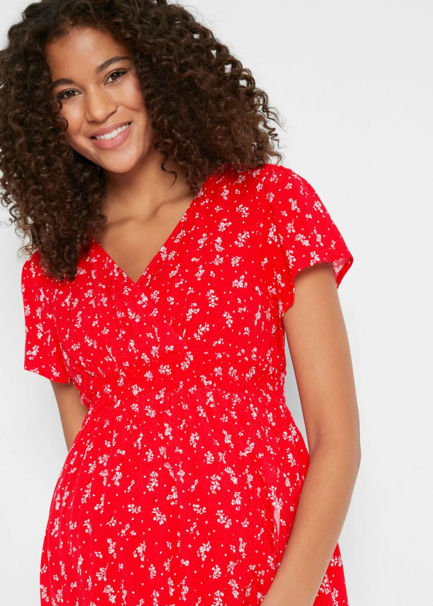 New Vestido premamá/de lactancia 2 en 1 de crepé de viscosa Mujer Premamá