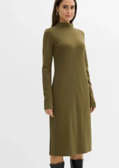 Sale Vestido Punto di Roma con cuello alto Mujer Básicos|Vestidos