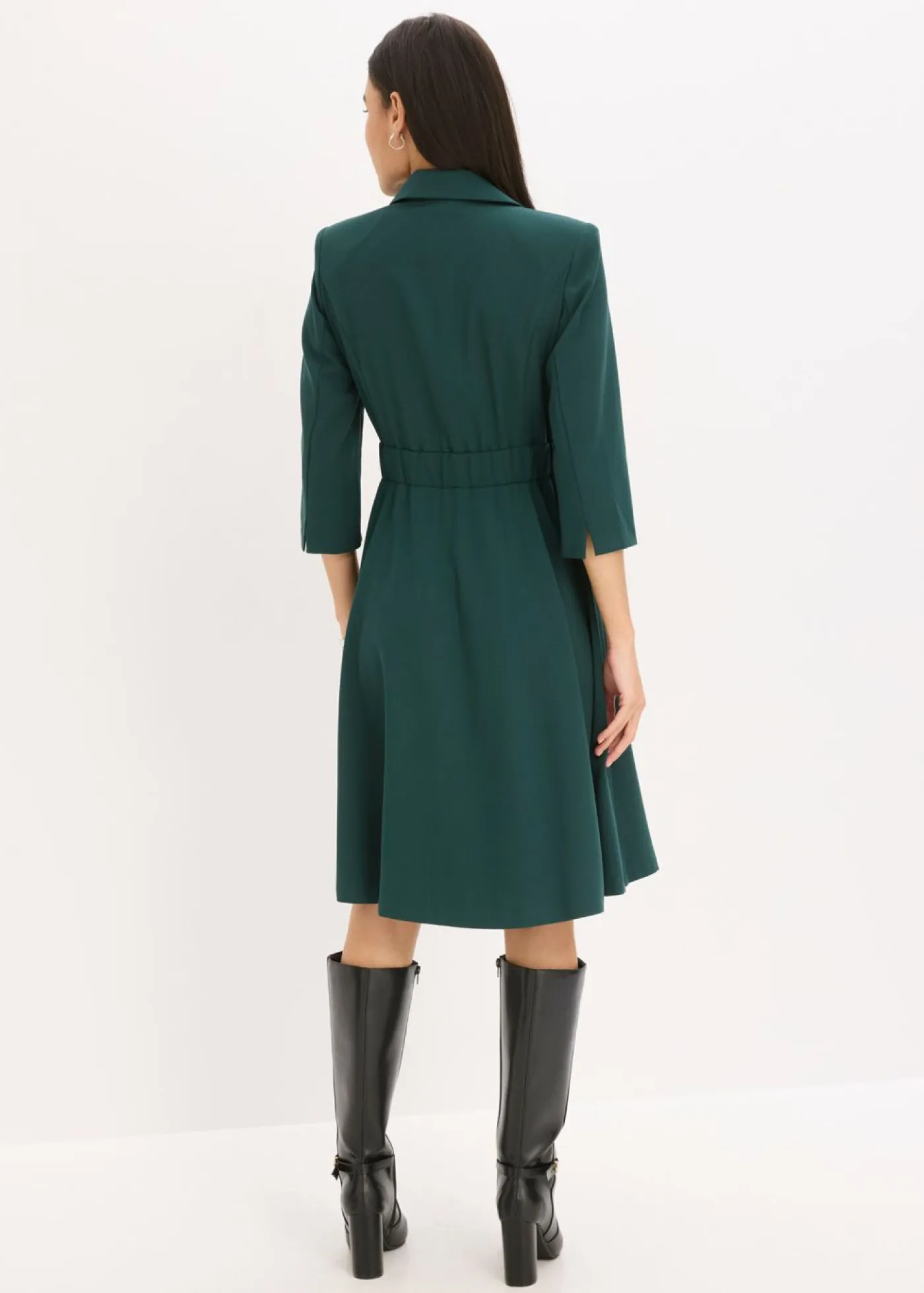 Outlet Vestido tipo americana con falda acampanada Mujer Vestidos