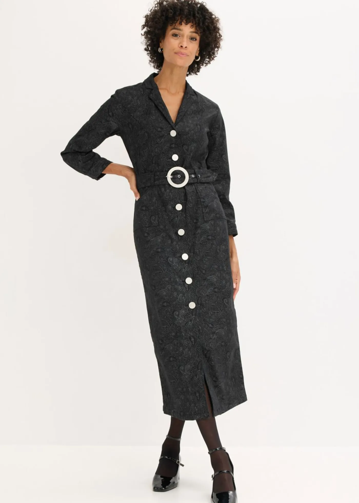 Clearance Vestido tipo americana con falda acampanada Mujer Vestidos