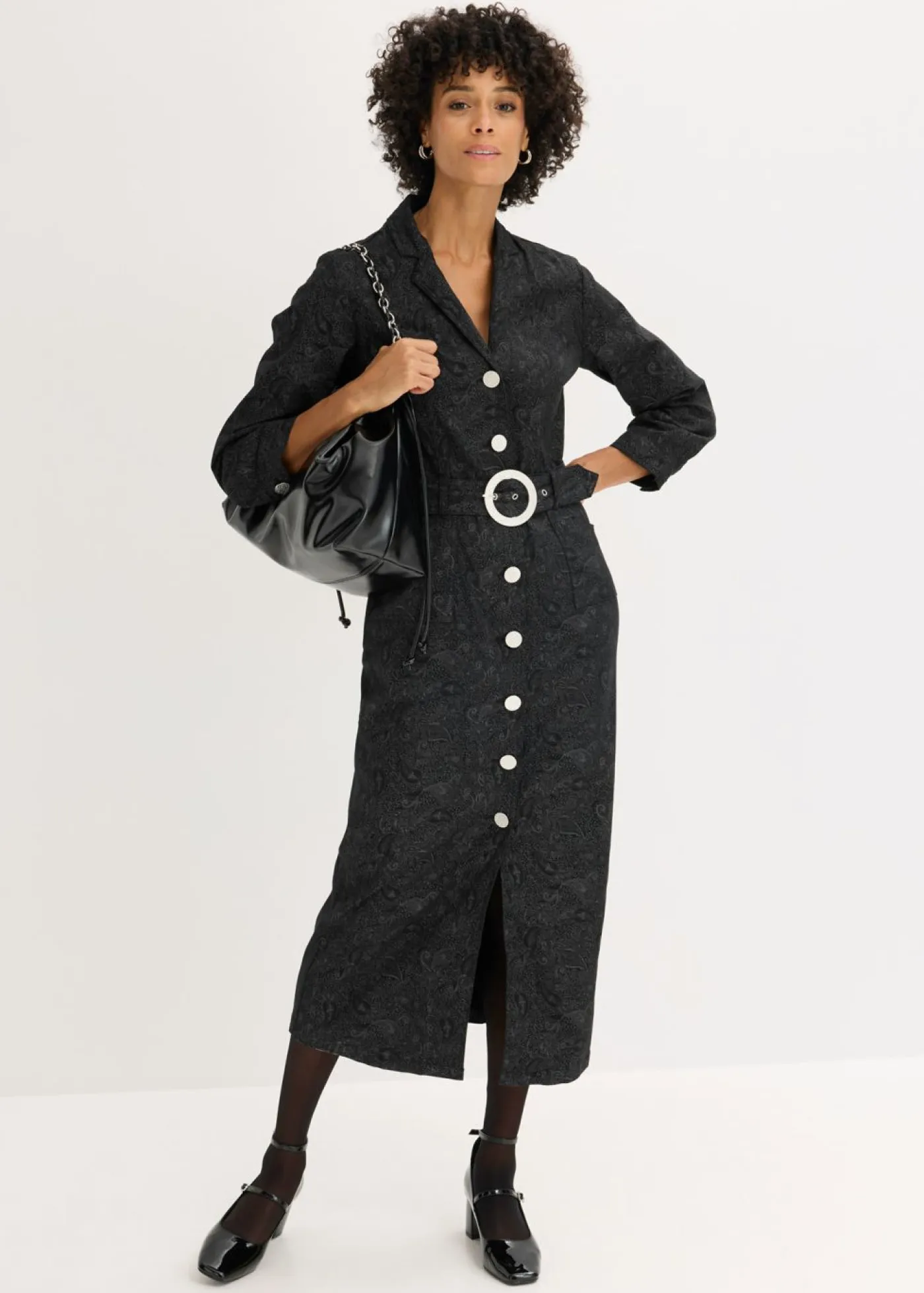 Clearance Vestido tipo americana con falda acampanada Mujer Vestidos