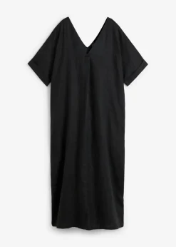 Clearance Vestido tipo caftán de lino puro Mujer Premium|Vestidos