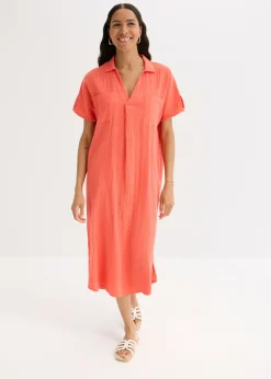 Discount Vestido tipo caftán de muselina suave Mujer Vestidos