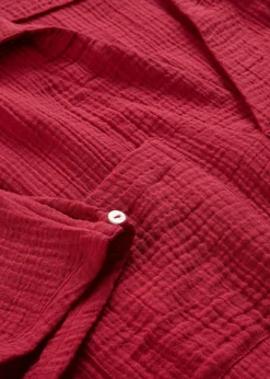 Vestido tipo caftán de muselina suave Mujer Vestidos