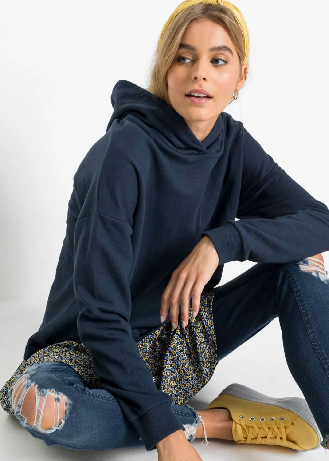 Discount Vestido tipo sudadera con aspecto 2 en 1 Mujer Ropa Cómoda|Vestidos