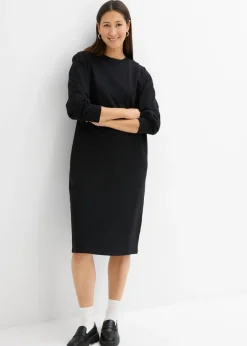Clearance Vestido tipo sudadera con mangas abullonadas Mujer Ropa Cómoda|Vestidos