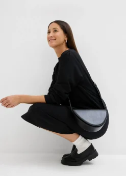 Clearance Vestido tipo sudadera con mangas abullonadas Mujer Ropa Cómoda|Vestidos