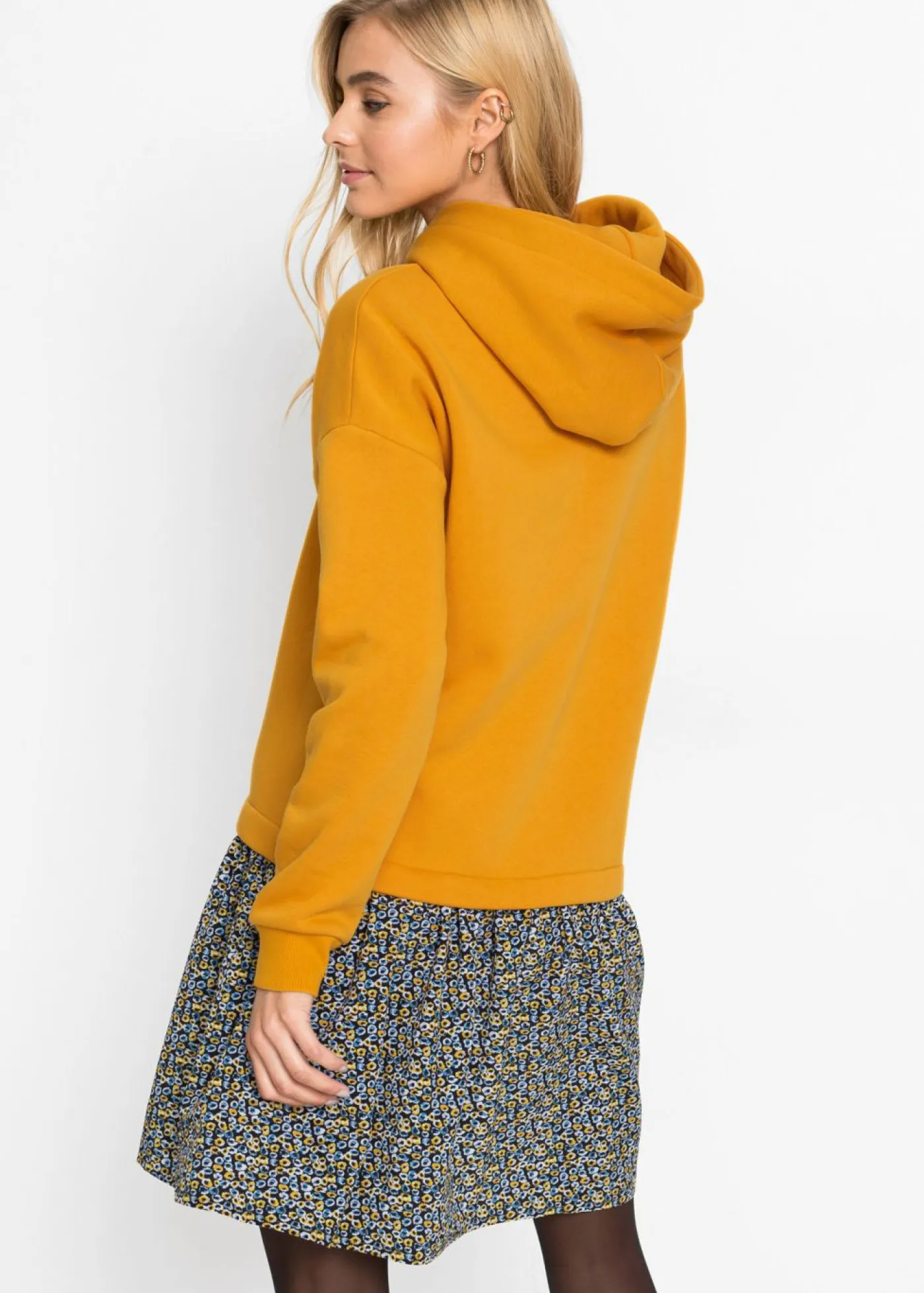 Hot Vestido tipo sudadera con aspecto 2 en 1 Mujer Ropa Cómoda|Vestidos