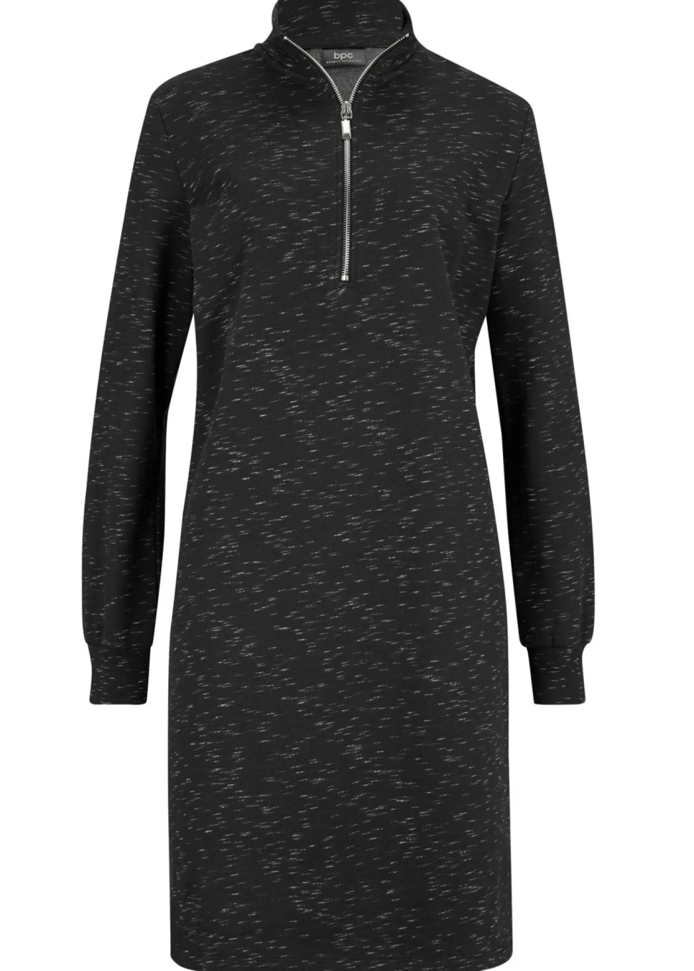 Clearance Vestido tipo sudadera con cuello troyer Mujer Ropa Cómoda|Vestidos