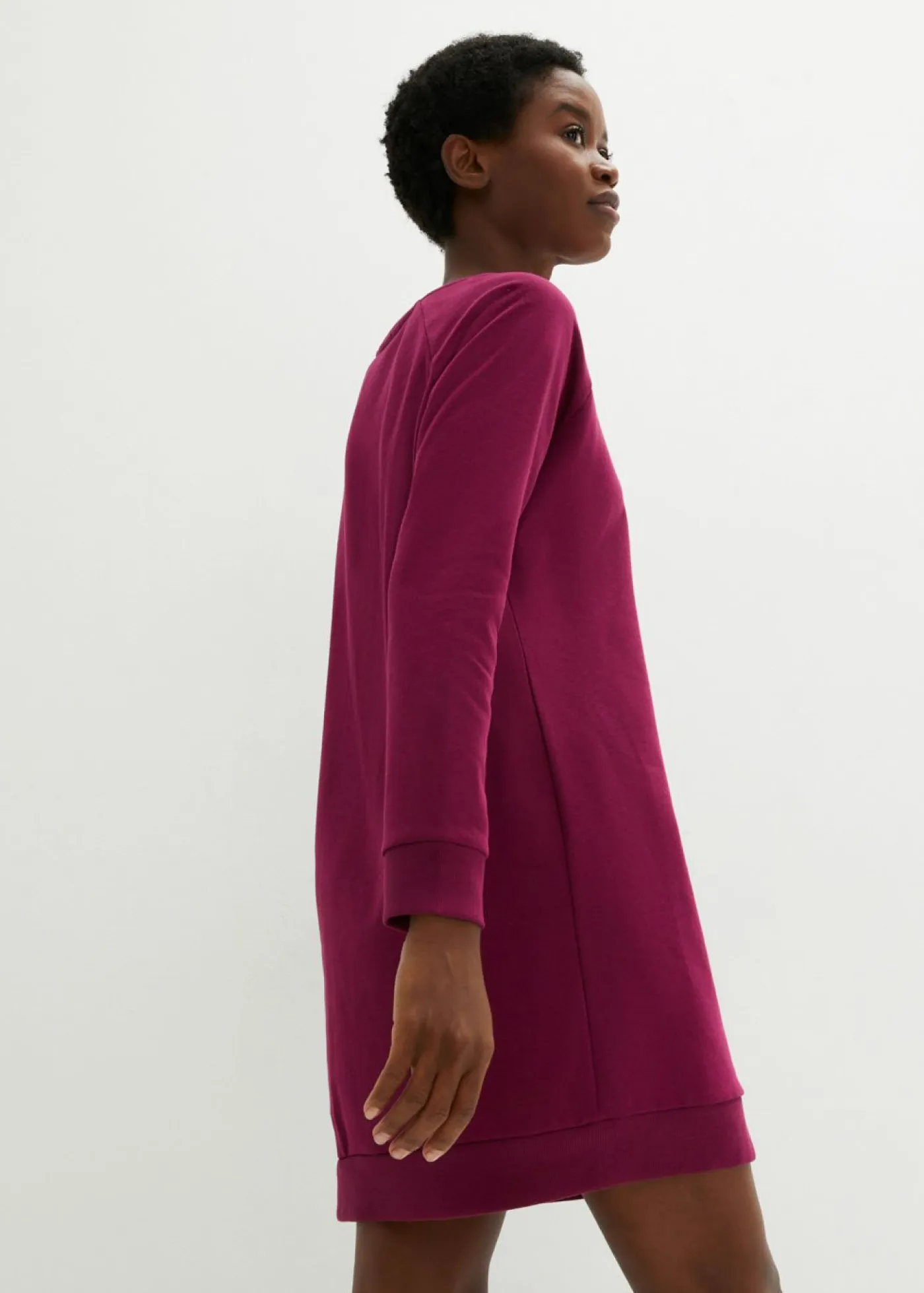 Discount Vestido tipo sudadera de felpa suave Mujer Básicos|Ropa Cómoda