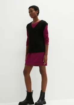 Discount Vestido tipo sudadera de felpa suave Mujer Básicos|Ropa Cómoda