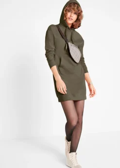 New Vestido tipo sudadera de algodón puro Mujer Básicos|Ropa Cómoda