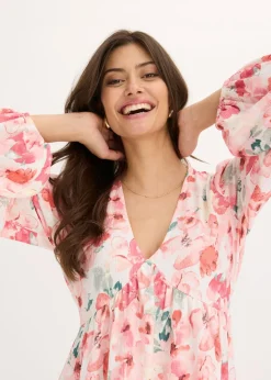 Online Vestido tipo túnica con falda acampanada Mujer Vestidos