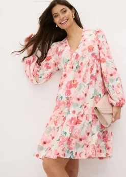 Online Vestido tipo túnica con falda acampanada Mujer Vestidos