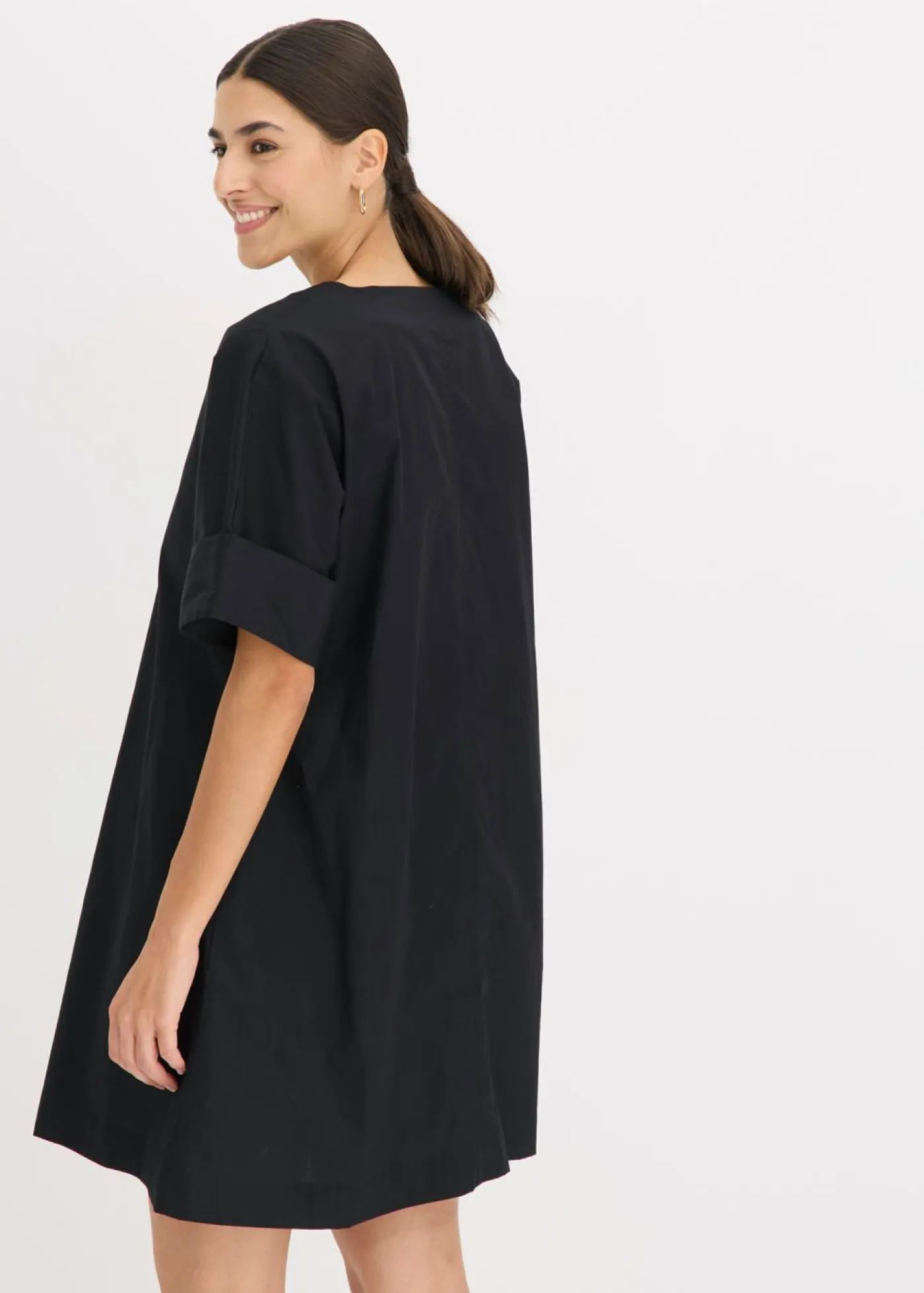 Hot Vestido tipo túnica de algodón orgánico puro Mujer Esenciales|Vestidos