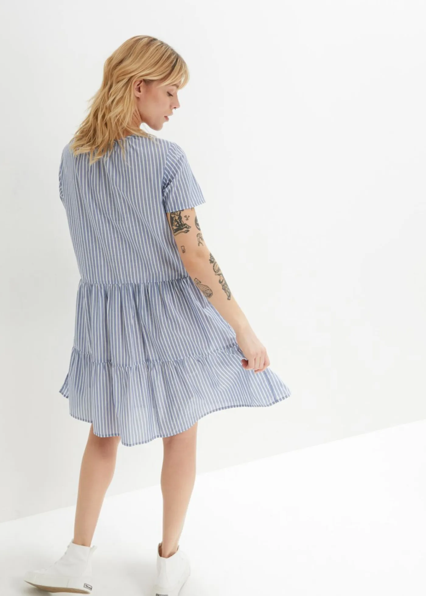 Vestido tipo túnica de algodón puro para verano Mujer Vestidos