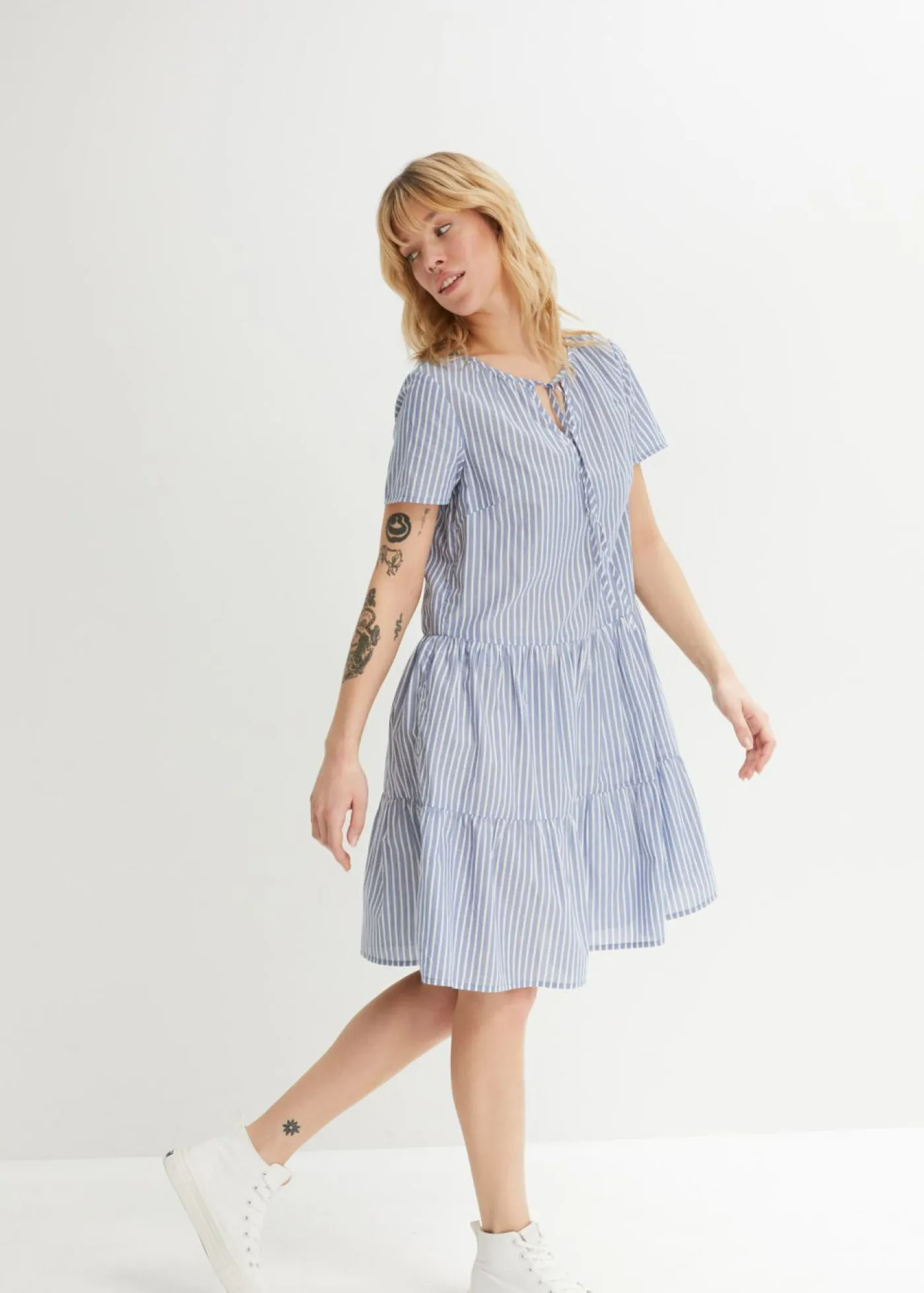Vestido tipo túnica de algodón puro para verano Mujer Vestidos