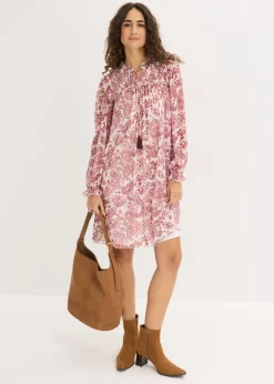 Hot Vestido tipo túnica de malla suave Mujer Vestidos